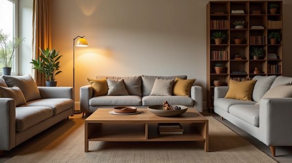 Tables basses en bois : design pratique pour un salon accueillant